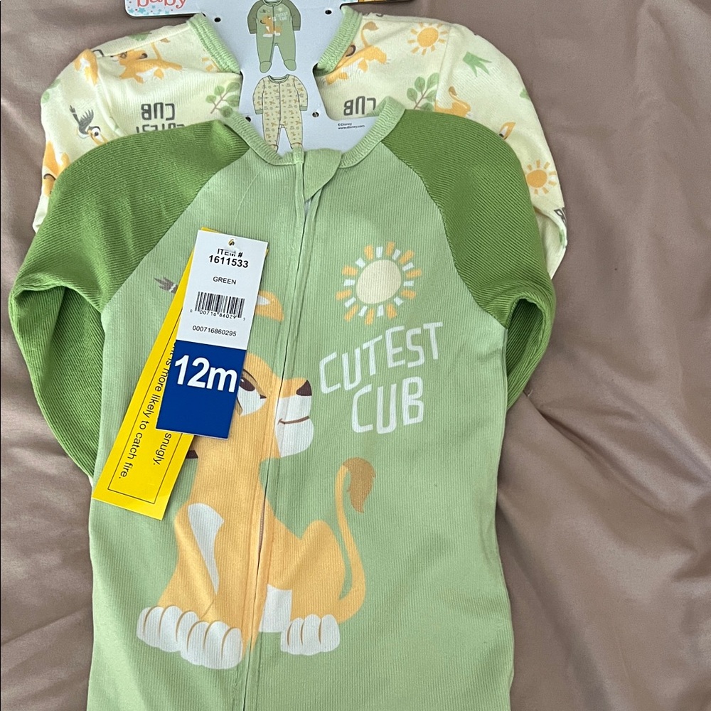 Disney Green Kids Pajamas - Cutest Cub Design